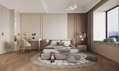法式卧室3D模型下载